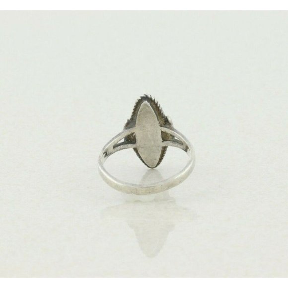 Sterling Silver Turquoise Ring Size 6 - Picture 6 of 6